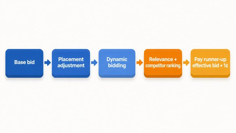 How an Amazon PPC bid becomes the price you actually pay
