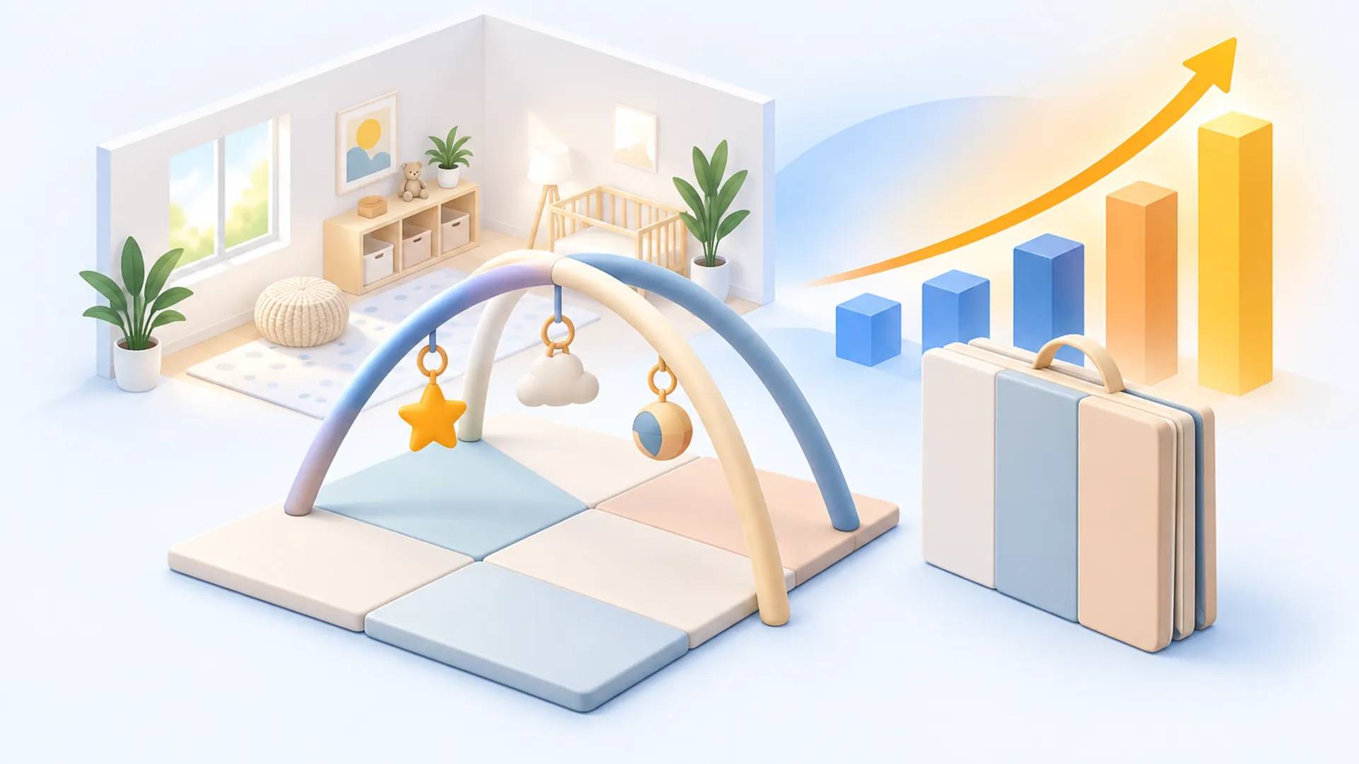Selling play gear on how little room it takes