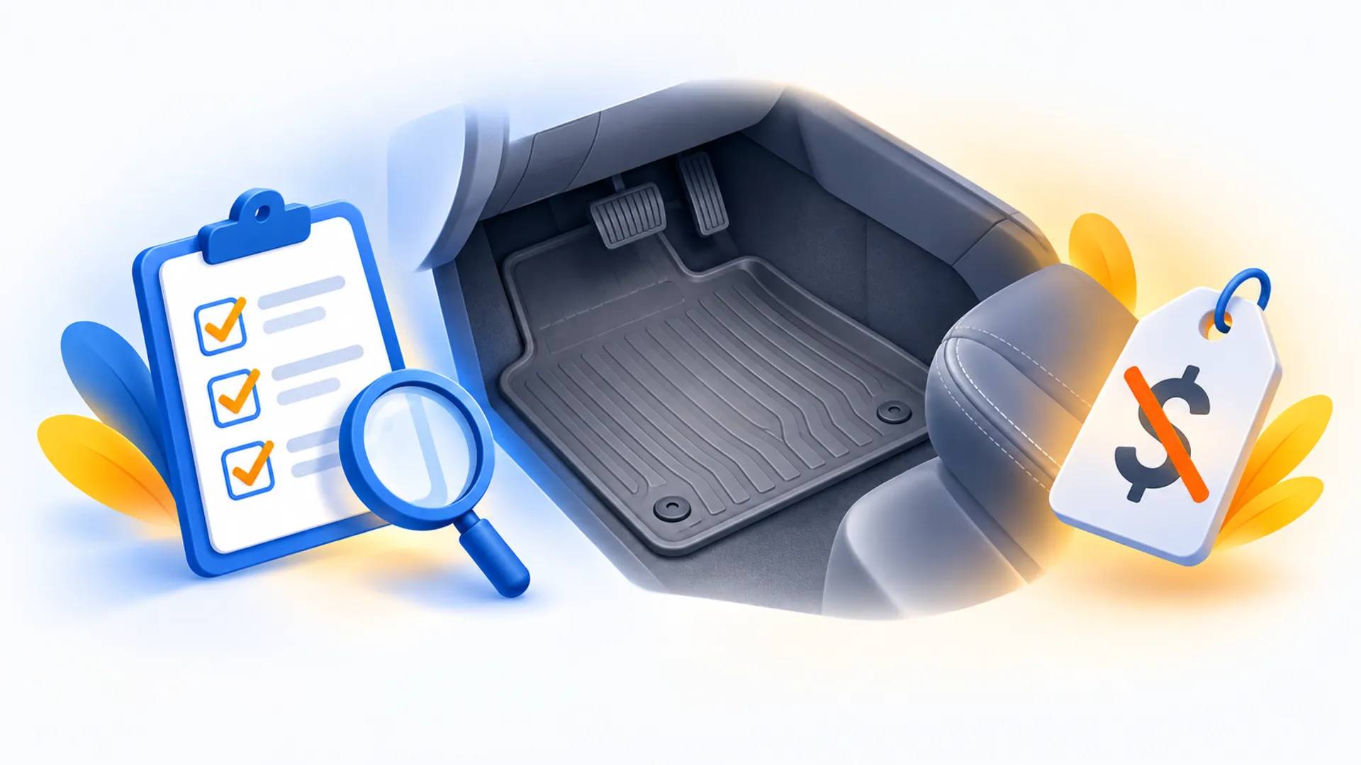 Selling floor liners as insurance against an end-of-lease bill