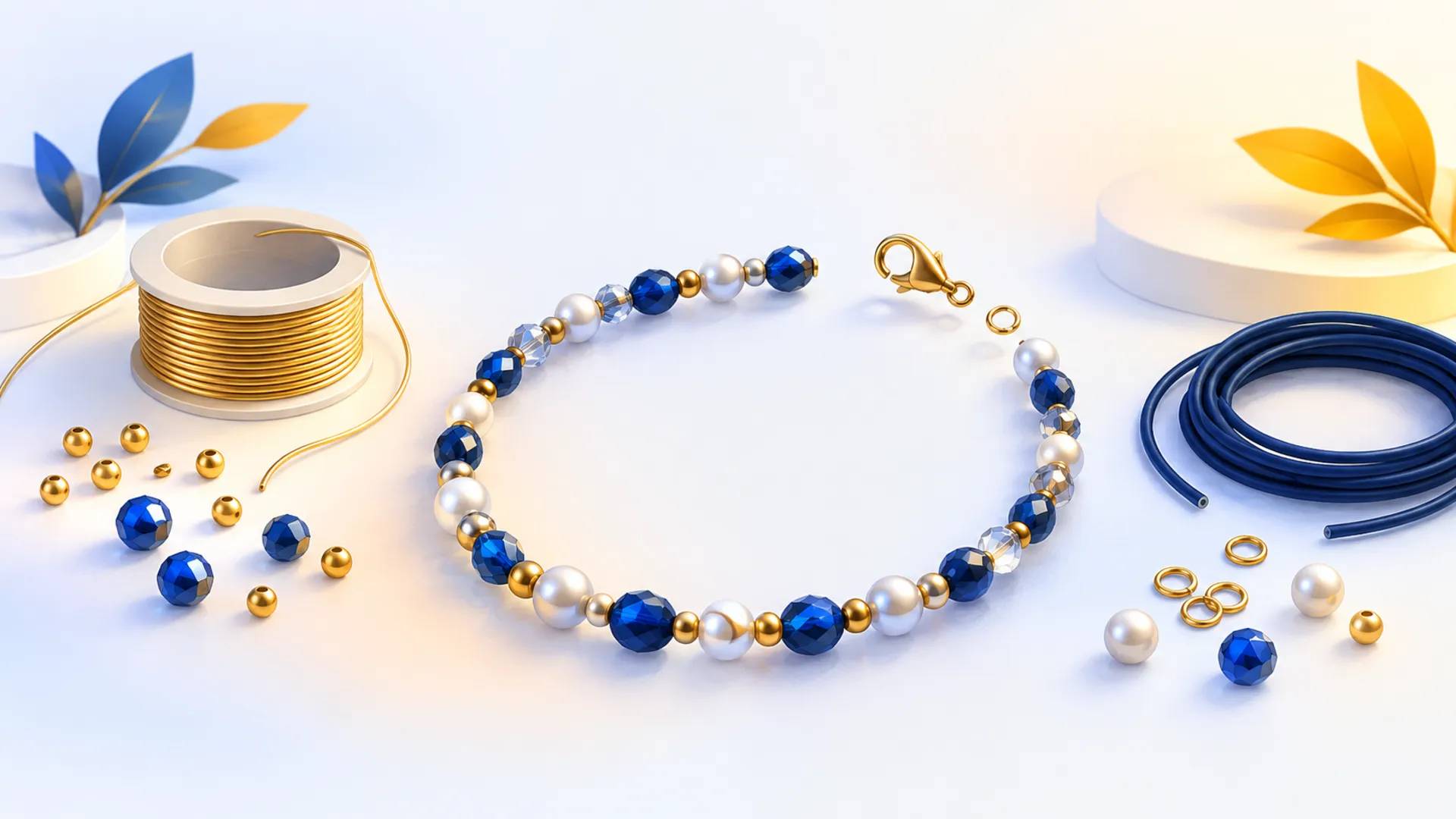 Nobody finishes a necklace with one component