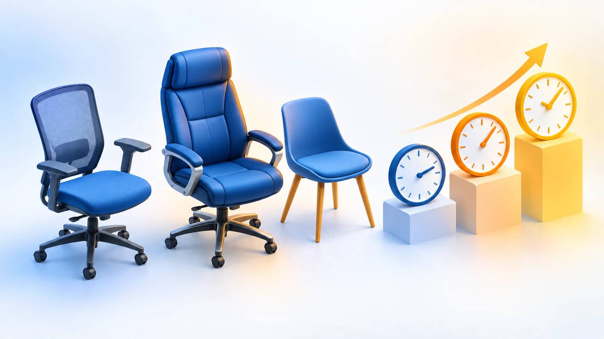 Sorting a chair range by hours in the seat, not by feature tier