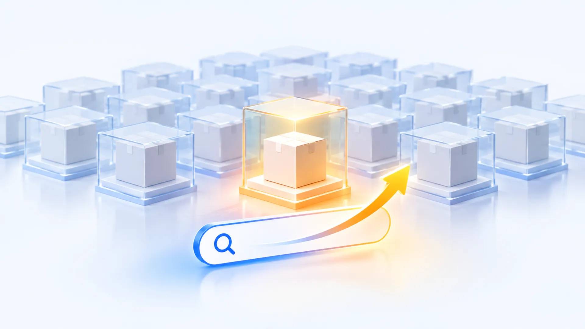 Creating a branded search term in a category of anonymous sellers