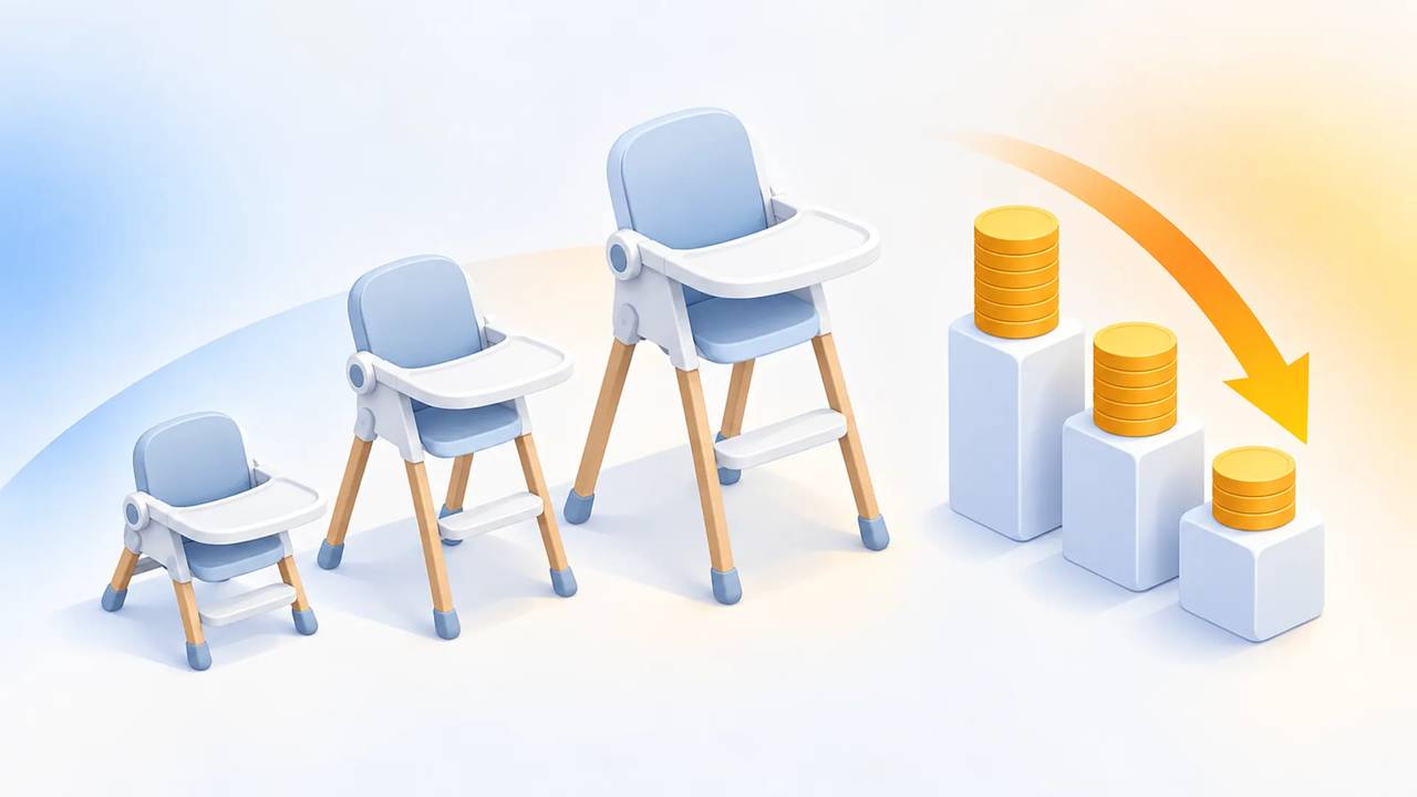 Justifying a $180 chair by counting the three it replaces