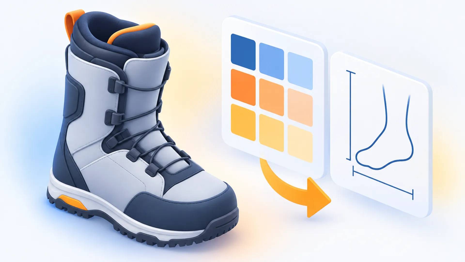 Sizing a boot that fits nothing like a shoe