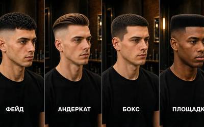 Виды мужских стрижек: фейд, андеркат, бокс, площадка